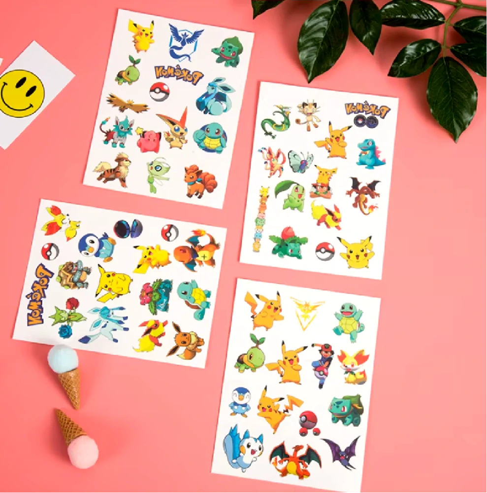 Dětské dočasné tetování - POKÉMON (4) - PIKACHU B
