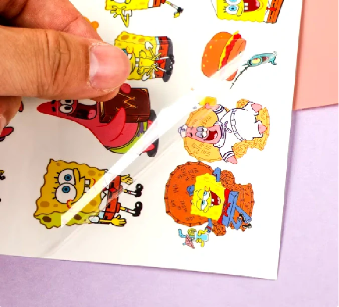 Dětské dočasné tetování - SPONGE BOB (D)