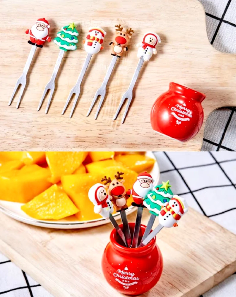 Napichovátka - VÁNOCE - MERRY CHRISTMAS - 5 ks