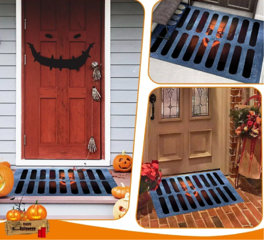 Rohož s 3D potiskem - HALLOWEEN - PENNYWISE Z FILMU IT - (A)