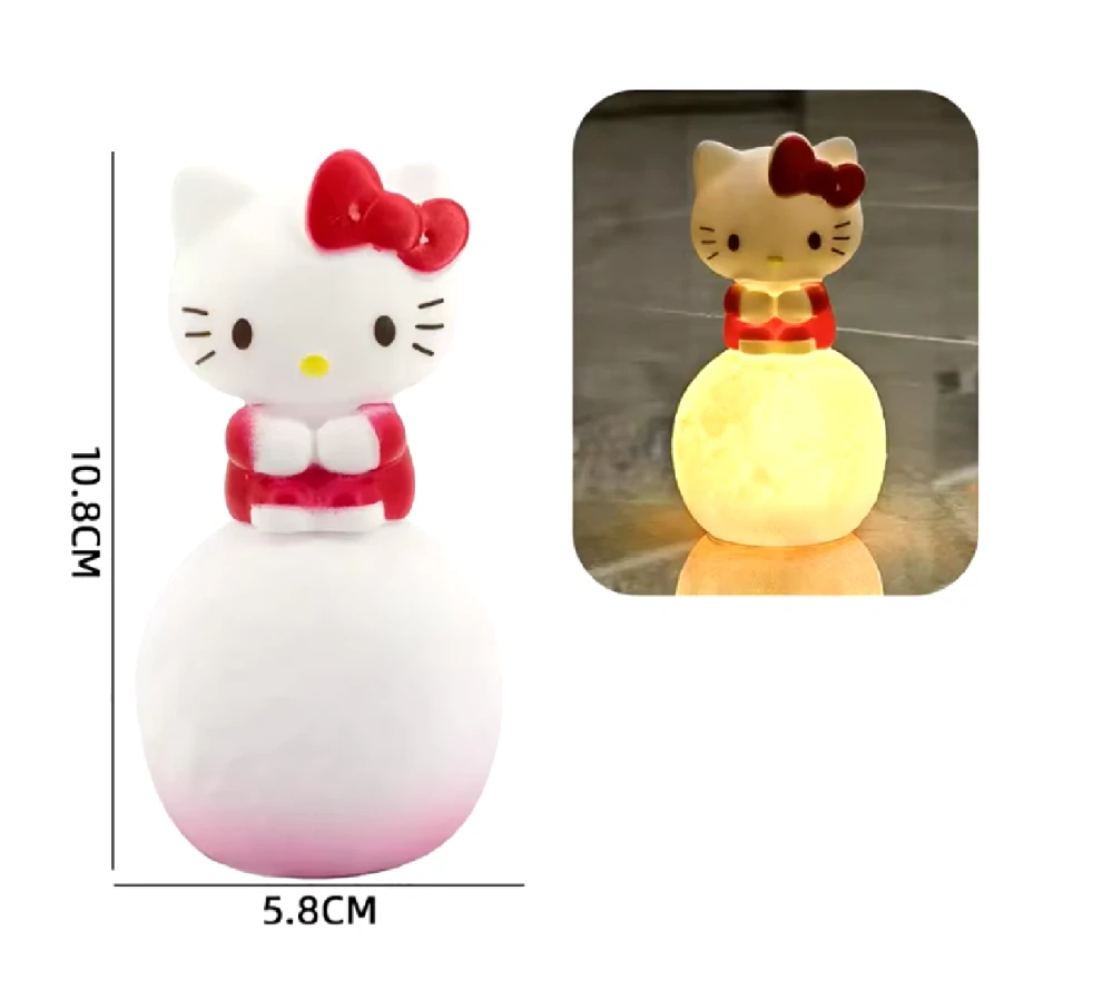 Noční světlo - POHÁDKA SANRIO - HELLO KITTY - MĚSÍC