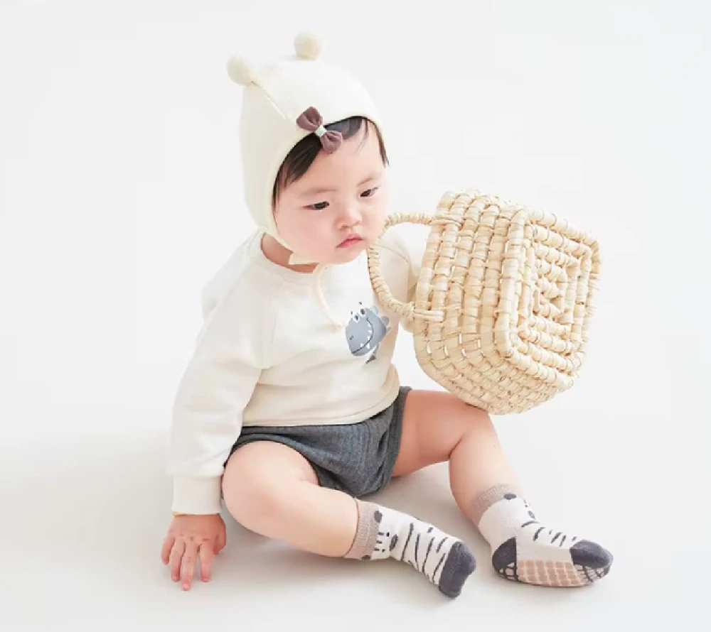 Protiskluzové ponožky - ZEBRA - (12-36m) M