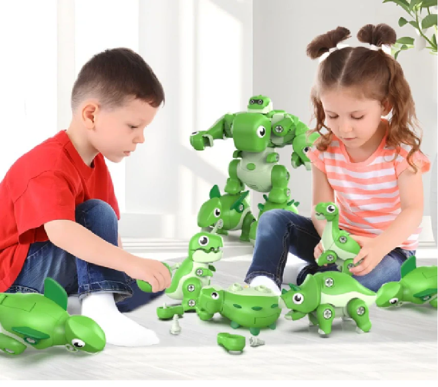 Robotický dinosaurus 5 v 1 - ZELENÝ