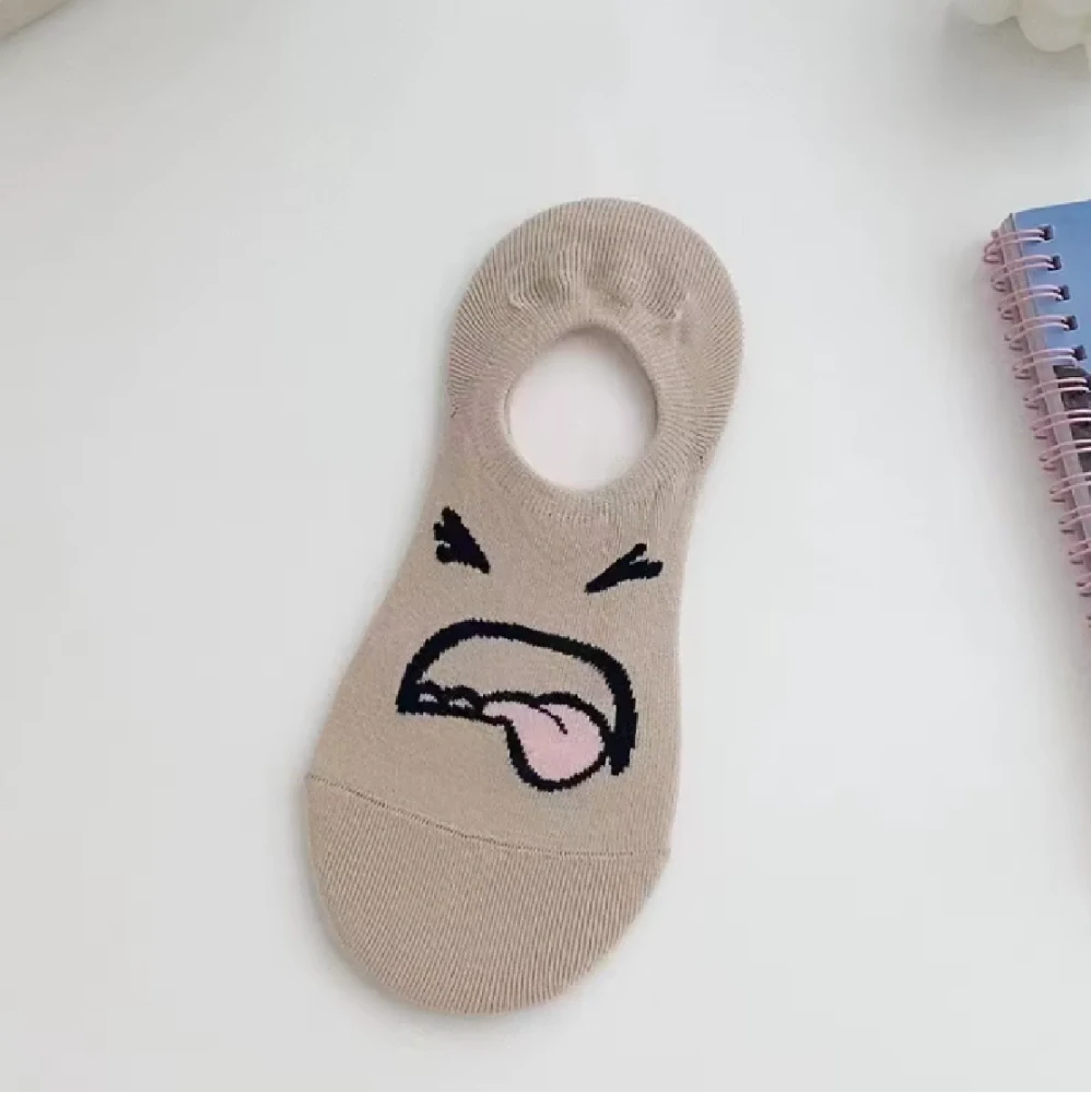 Nízké ponožky ťapky - HNĚDÉ - (5-8 let)