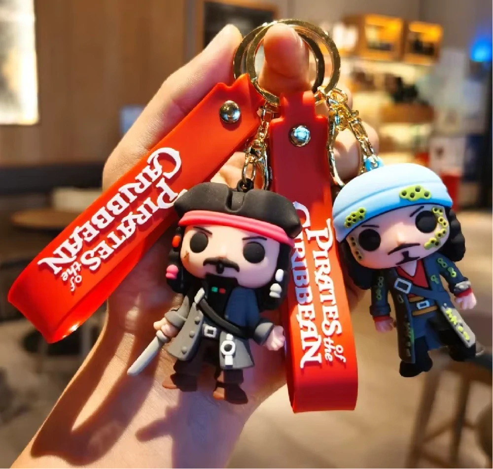 Přívěsek na klíče - PIRÁTI KARIBIKU - JACK SPARROW