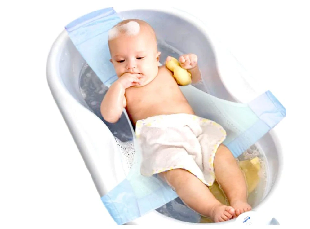 Síťované lehátko do vaničky - MODRÉ