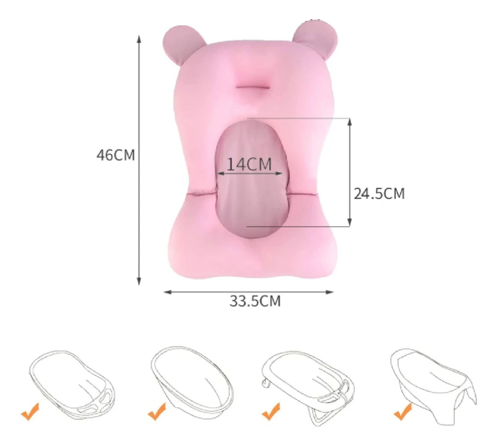 Podložka do vaničky - RŮŽOVÁ 