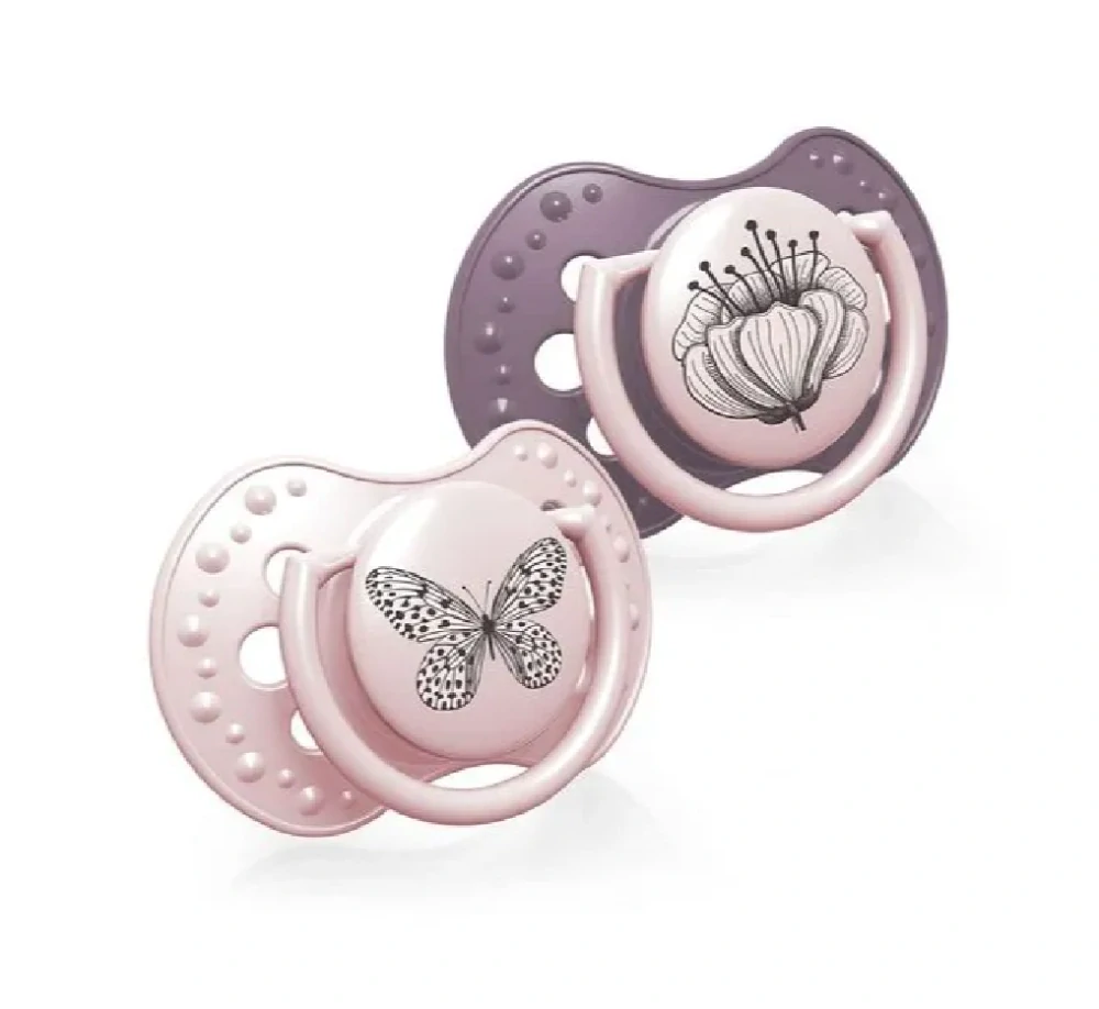 Silikonový dudlík - DIFRAX LOVI - 2 Ks (0-3 m)