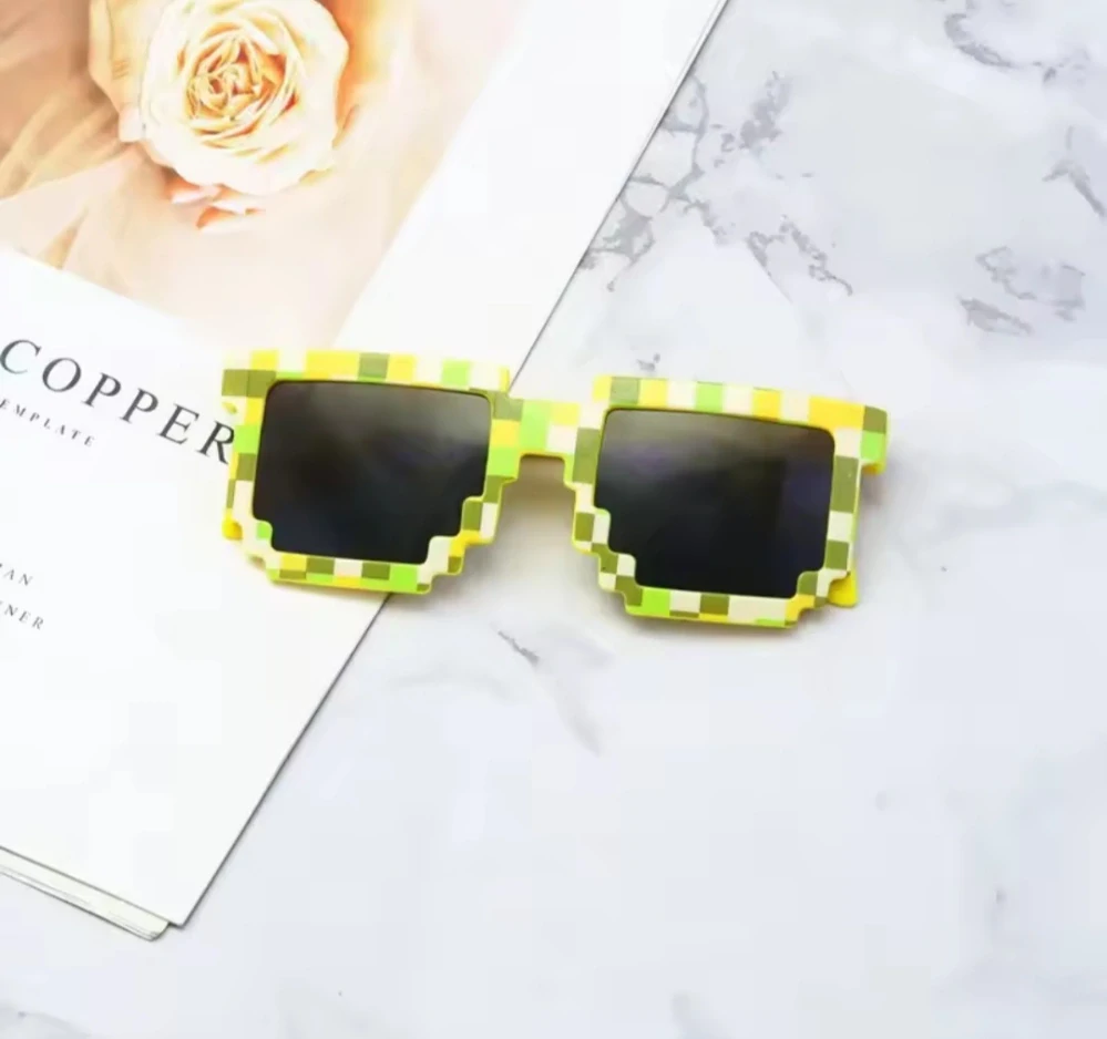 Sluneční brýle - MINECRAFT - ŽLUTÉ