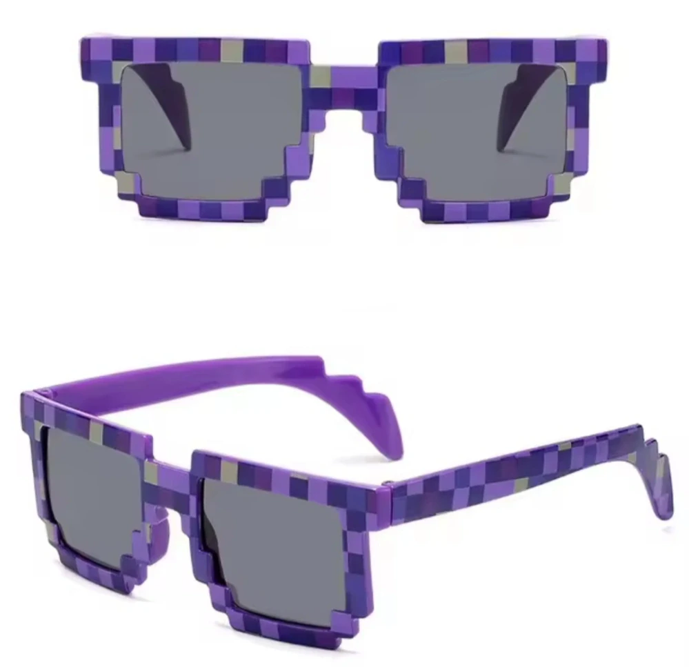 Sluneční brýle - MINECRAFT - FIALOVÉ