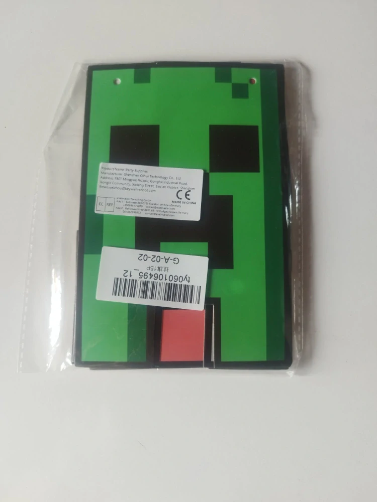 Závěsná dekorace na oslavu narozenin - HAPPY BIRTHDAY - MINECRAFT