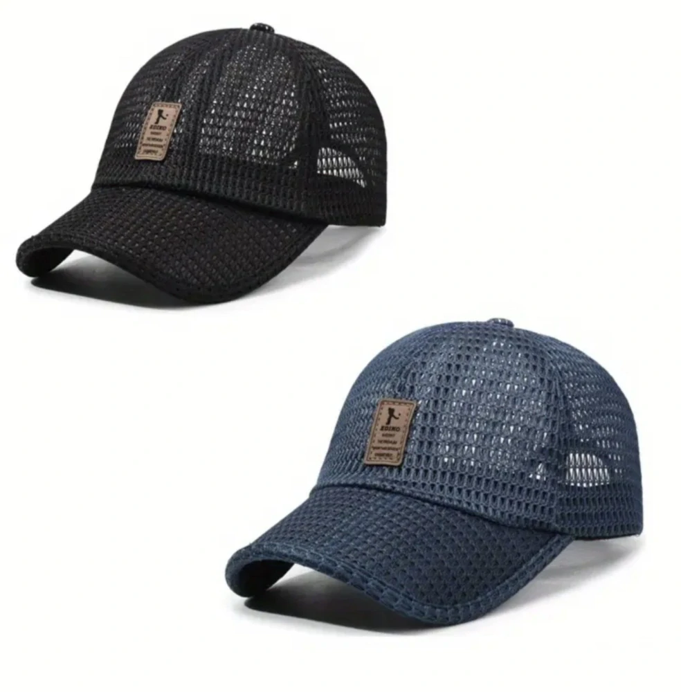 Letní síťovaná kšiltovka - TMAVĚ MODRÁ