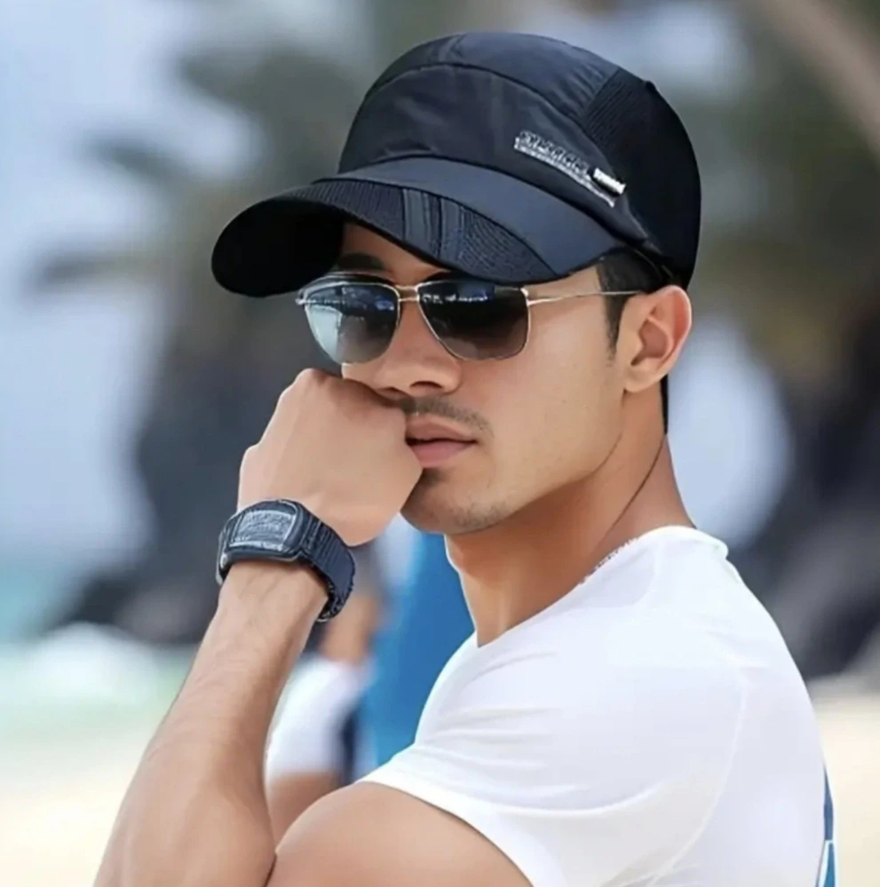 Letní kšiltovka - ČERNÁ