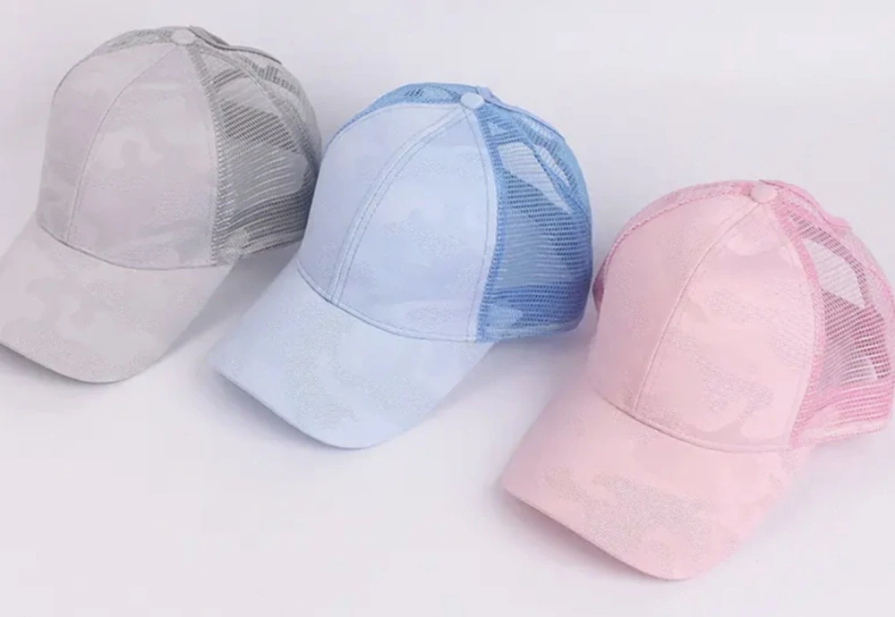 Síťovaná kšiltovka s otvorem pro culík - RŮŽOVÁ