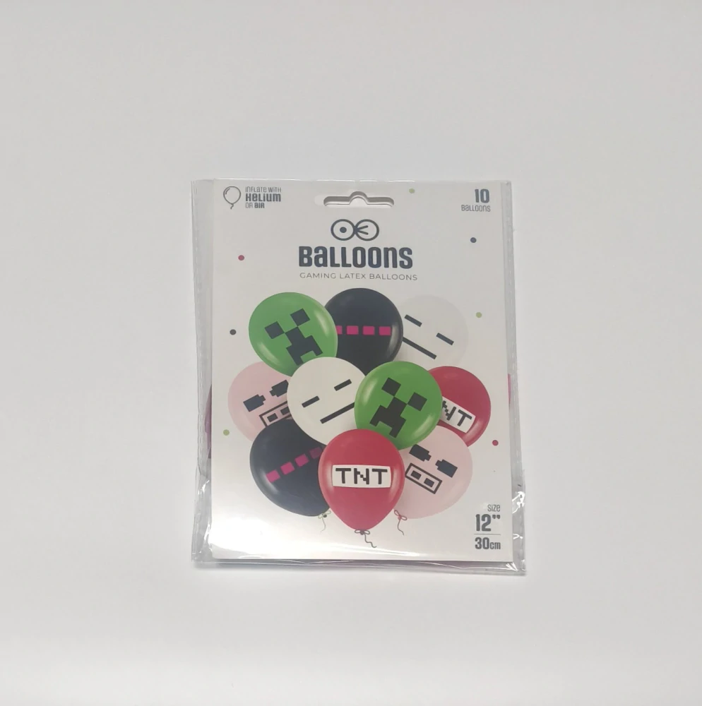 Balónky - MINECRAFT (B) - 10 ks