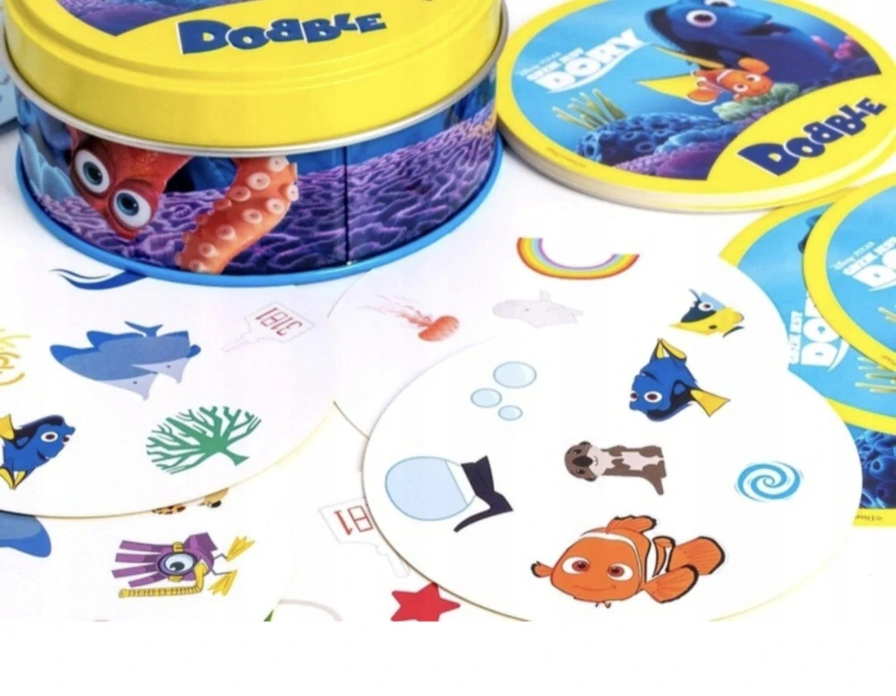 Postřehová hra Dobble-Spot it - HLEDÁ SE DORY - S VADOU