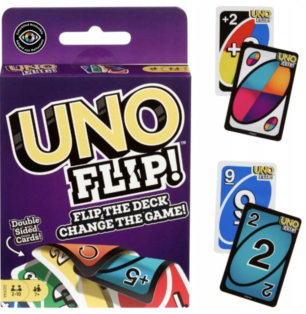 Hra Uno karty - UNO FLIP - S VADOU
