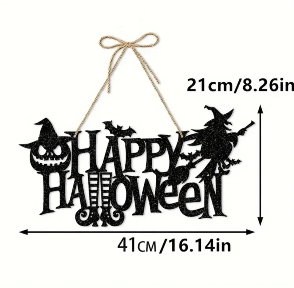 Papírová dekorace - HAPPY HALLOWEEN 