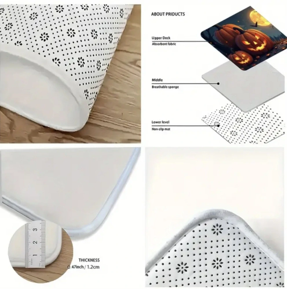 Rohož s 3D potiskem - HALLOWEEN - (C)