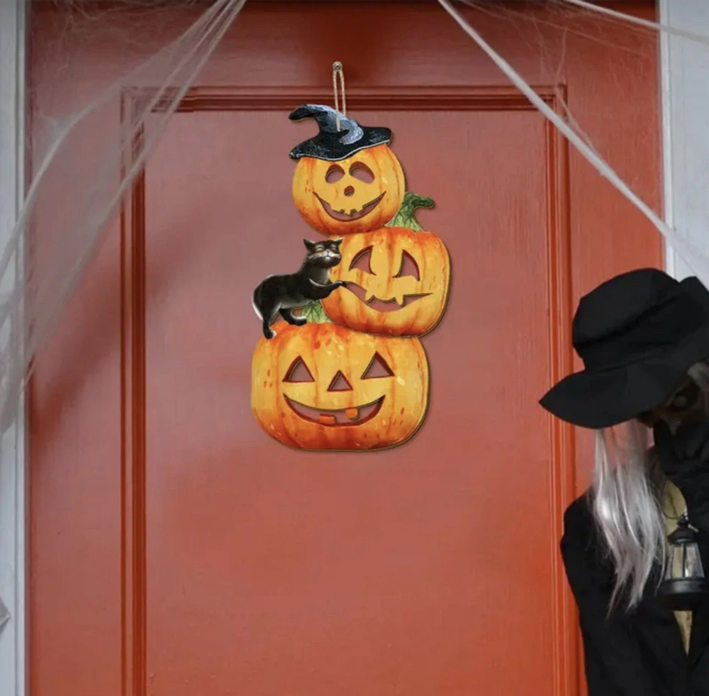 Dekorace na dveře - HALLOWEEN - DÝNĚ