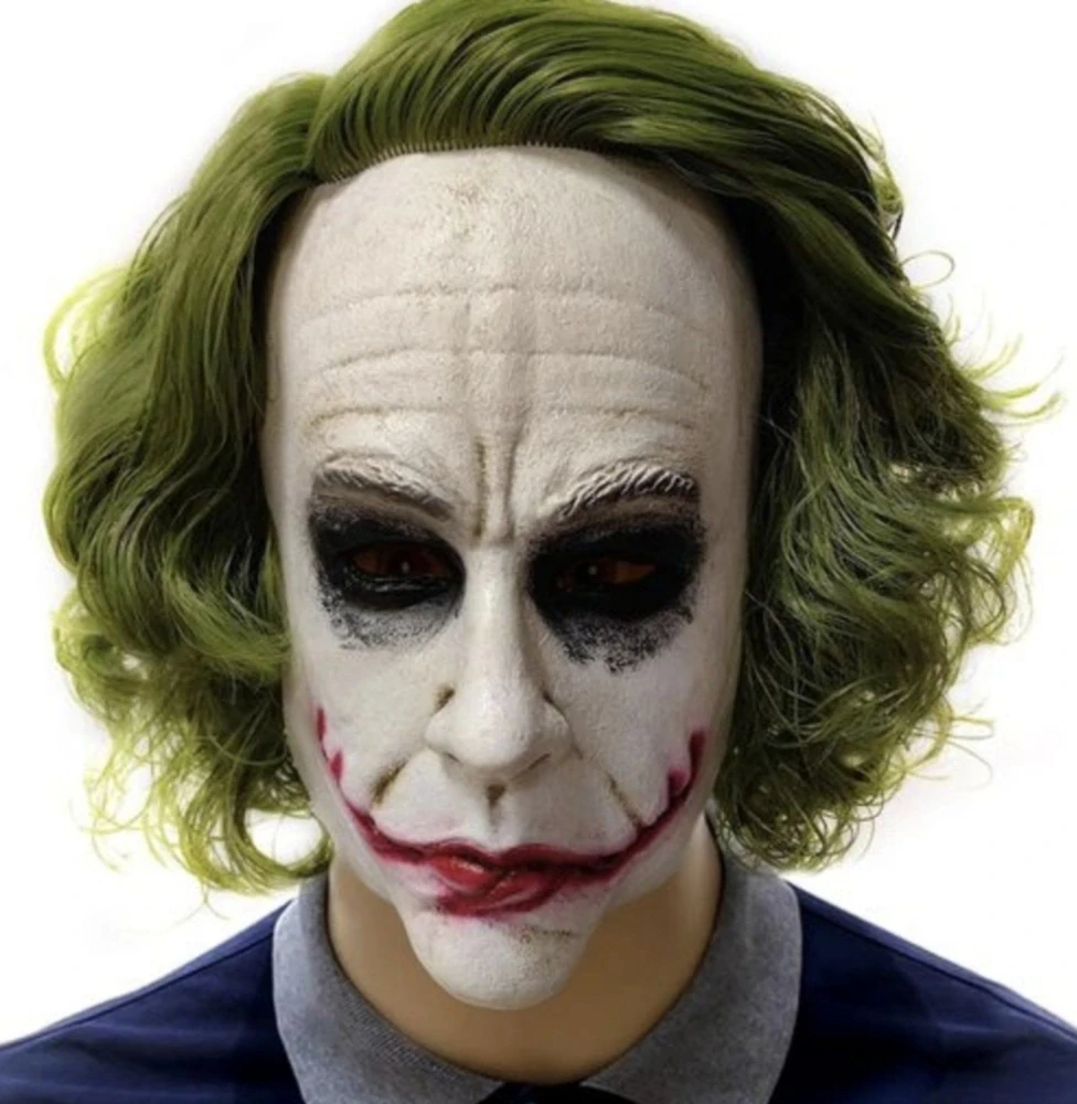 Realistická hororová 3D maska - HALLOWEEN - JOKER (B)