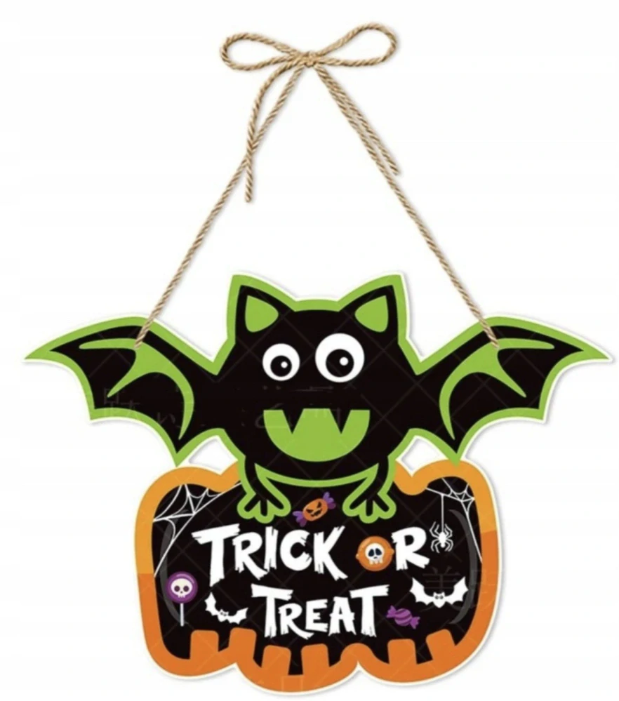 Papírová dekorace - HALLOWEEN - NETOPÝR