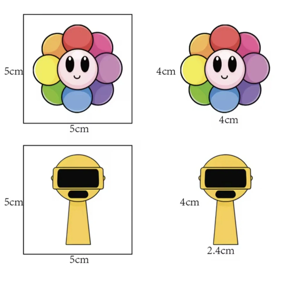Dětské dočasné tetování - SPRUNKI - 20 ks 