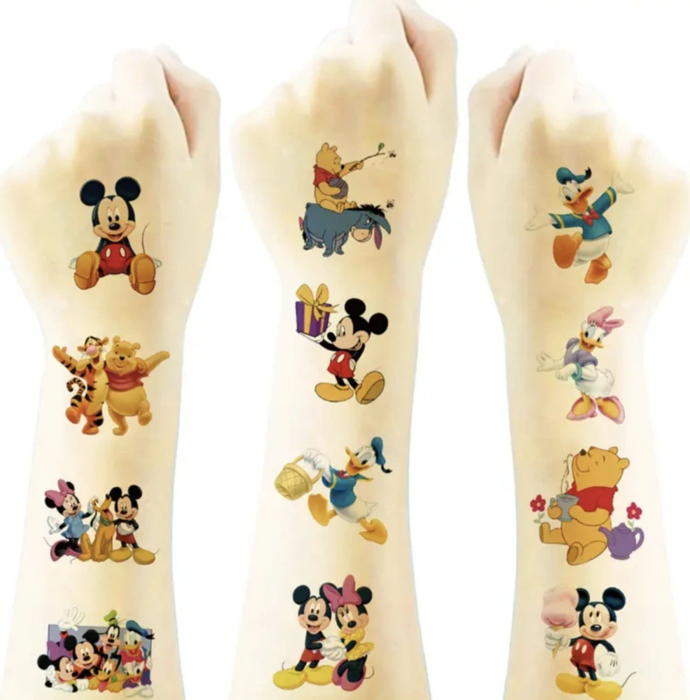 Dětské dočasné tetování - 20 ks - DISNEY POHÁDKY (B)