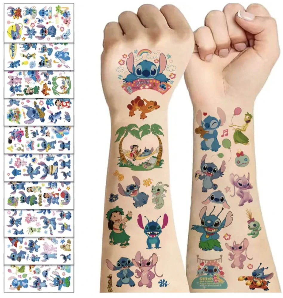 Dětské dočasné tetování - LILO & STITCH - 10 ks