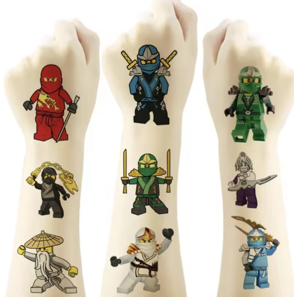 Dětské dočasné tetování - LEGO NINJAGO (A)