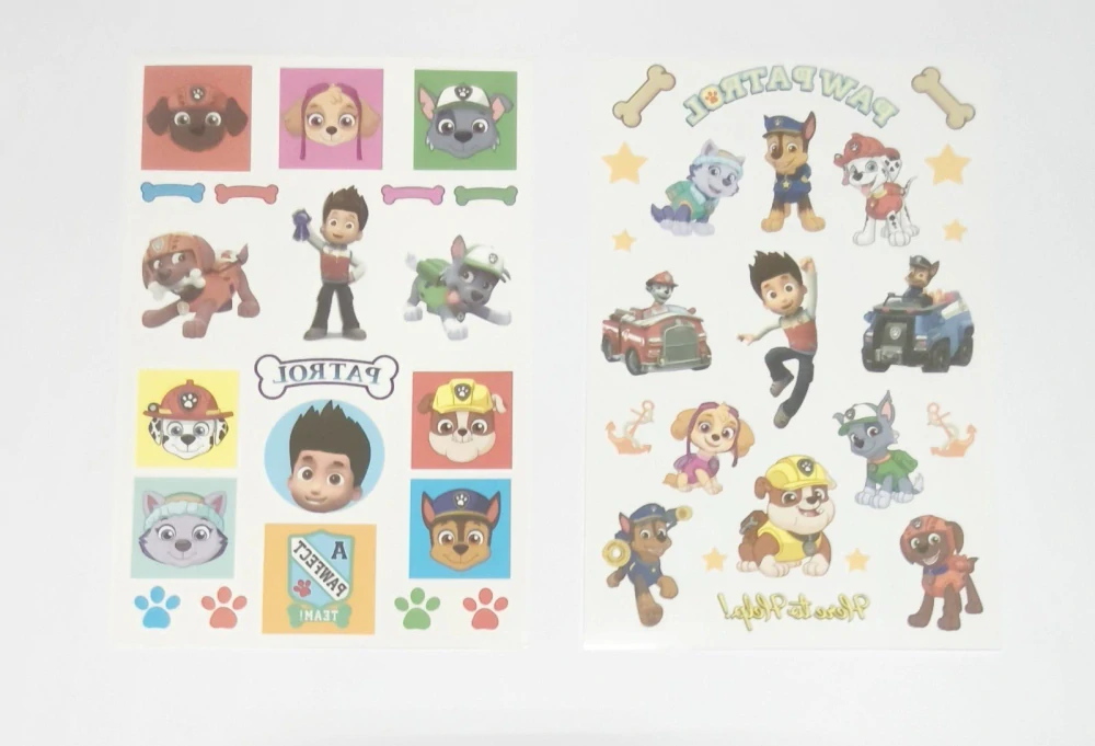 Dětské dočasné tetování - TLAKOVÁ PATROLA - 4 ks