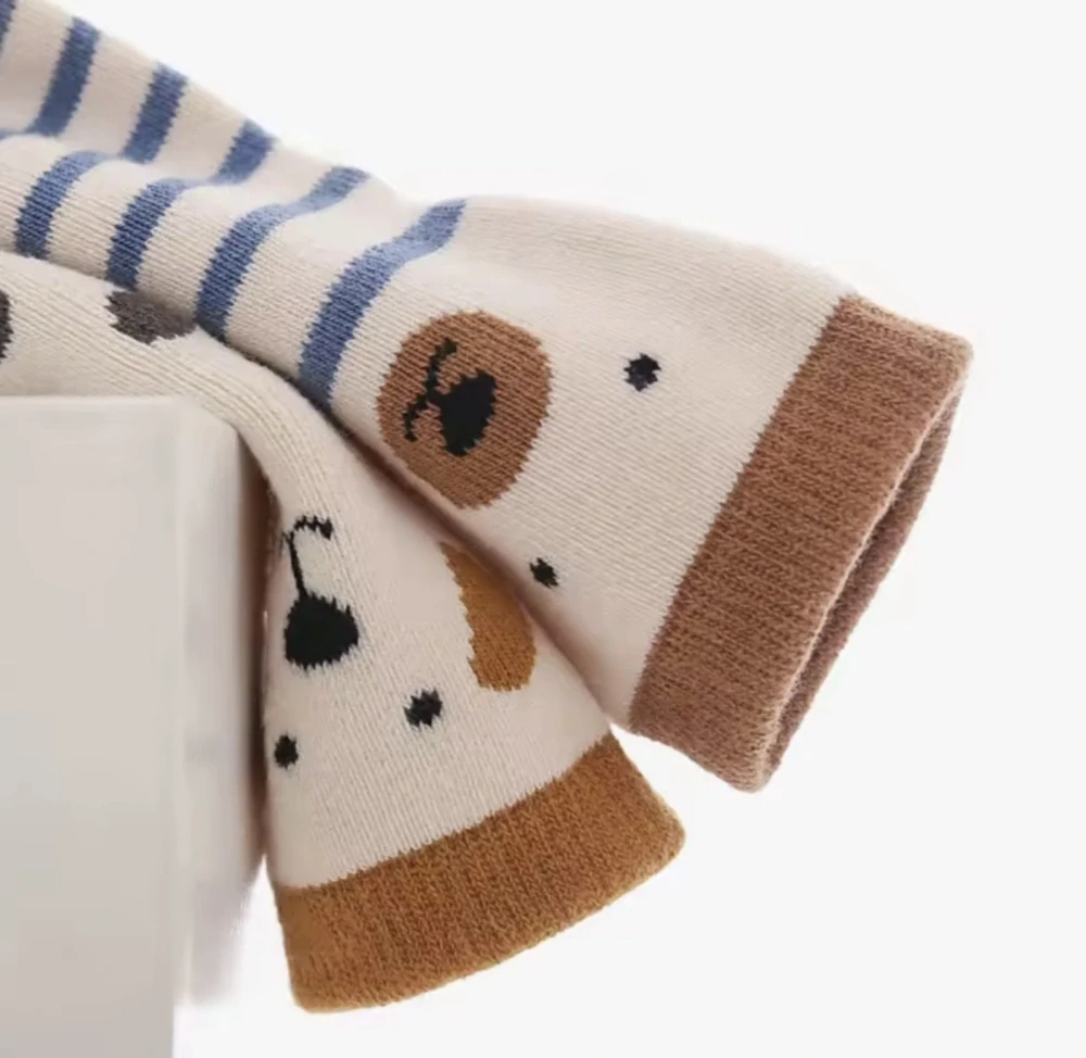 Protiskluzové ponožky - MEDVĚD - (3-5 let) L