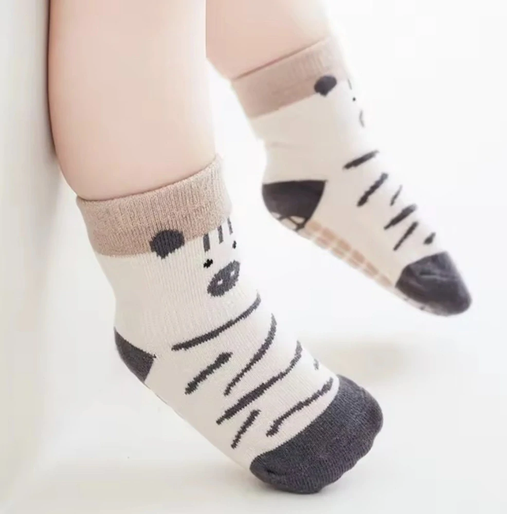 Protiskluzové ponožky - ZEBRA - (3-5 let) L