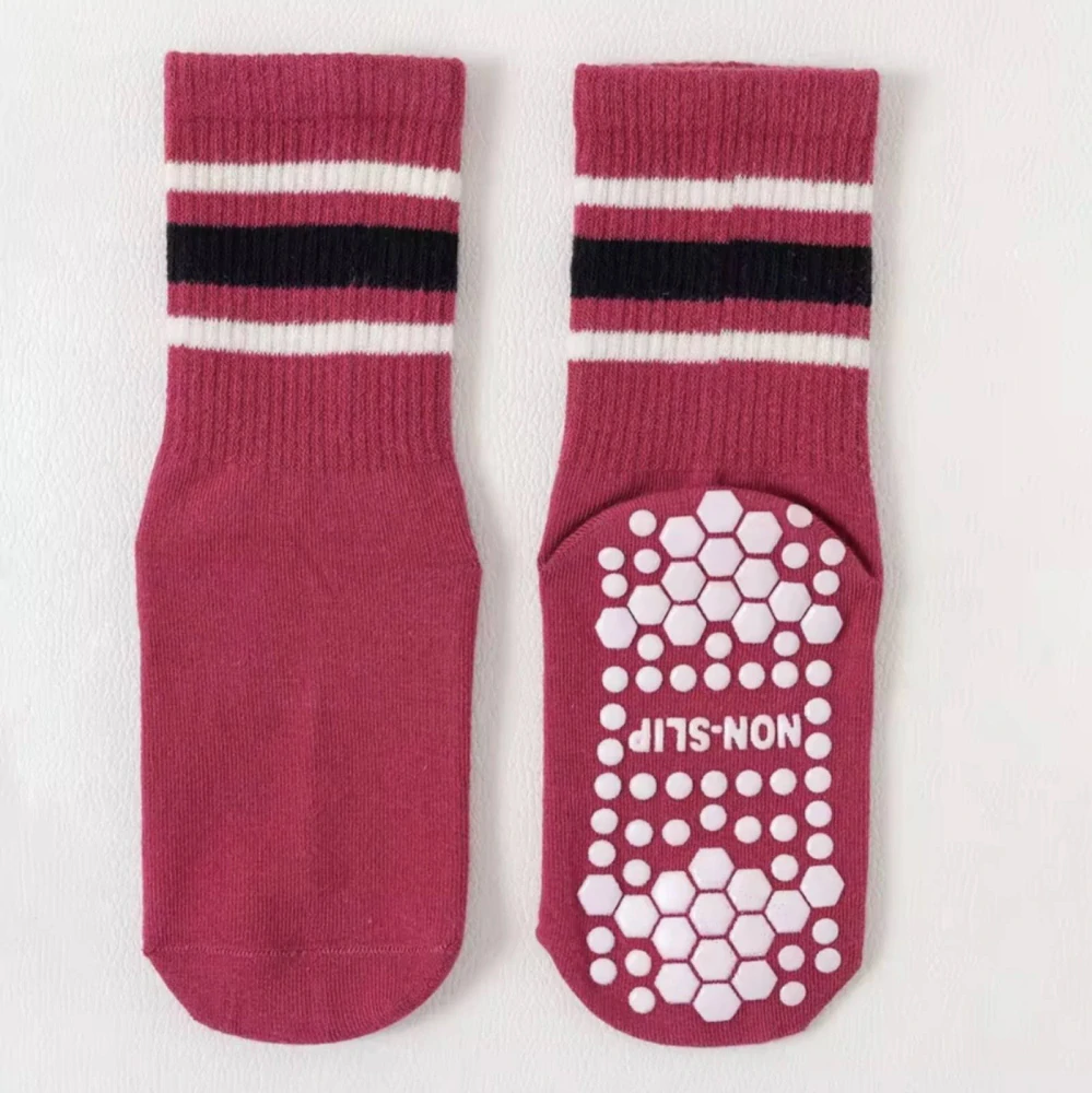 Protiskluzové ponožky - RŮŽOVÉ - (4-6 let)