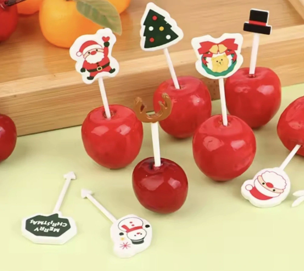 Napichovátka - VÁNOCE - 6 ks - SANTA CLAUS