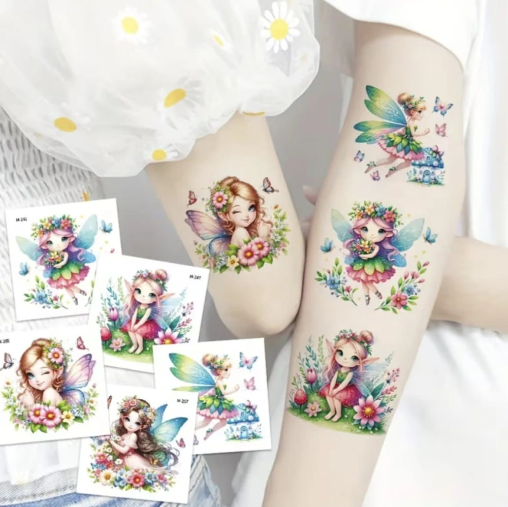 Dětské dočasné tetování - LESNÍ VÍLY - 20 ks