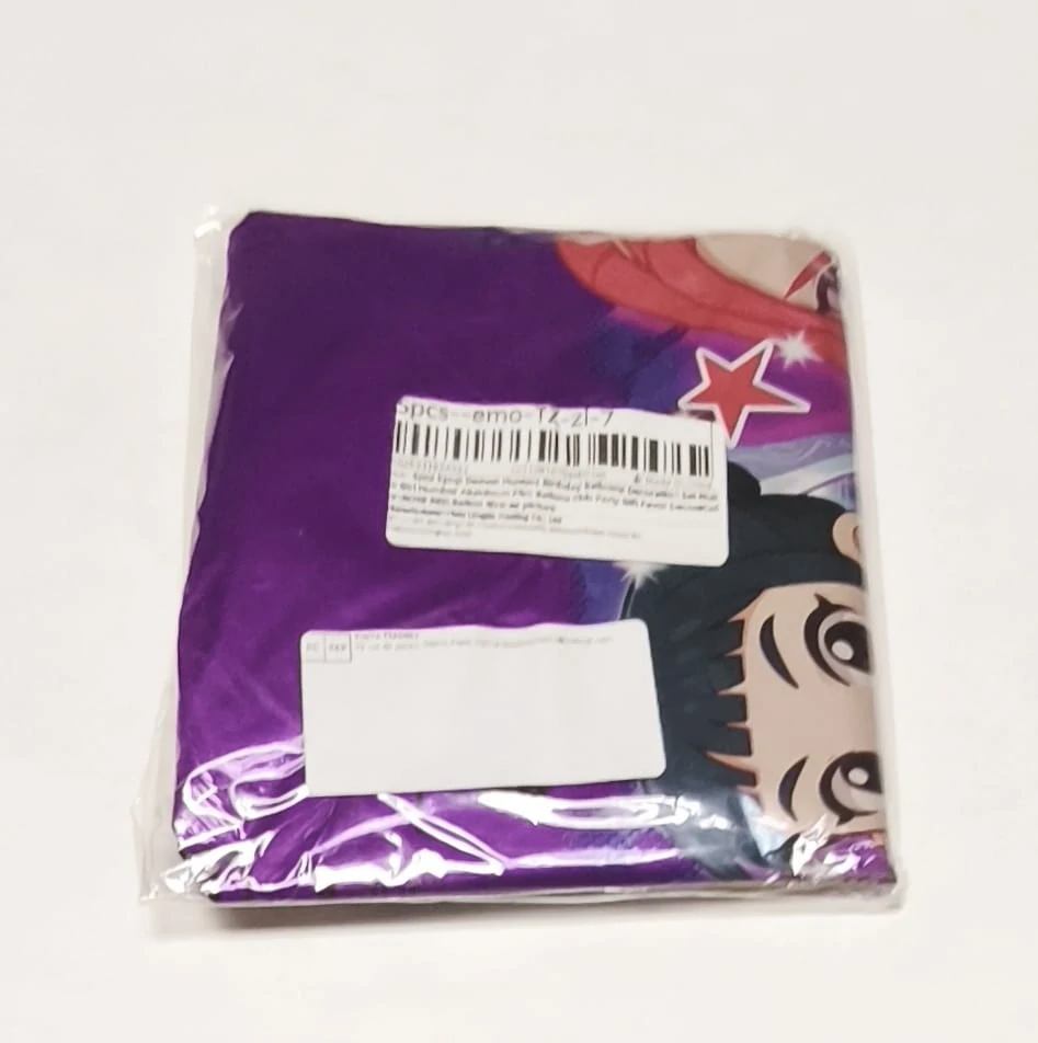 Fóliové balónky k  narozeninám - KPOP DEMON HUNTERS - KPop Lovkyně démonů - ČÍSLO 7 - 5 ks (C)