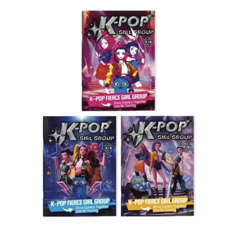 Kpop omalovánky DEMON HUNTERS - 1. DÍL (SÉRIE C)