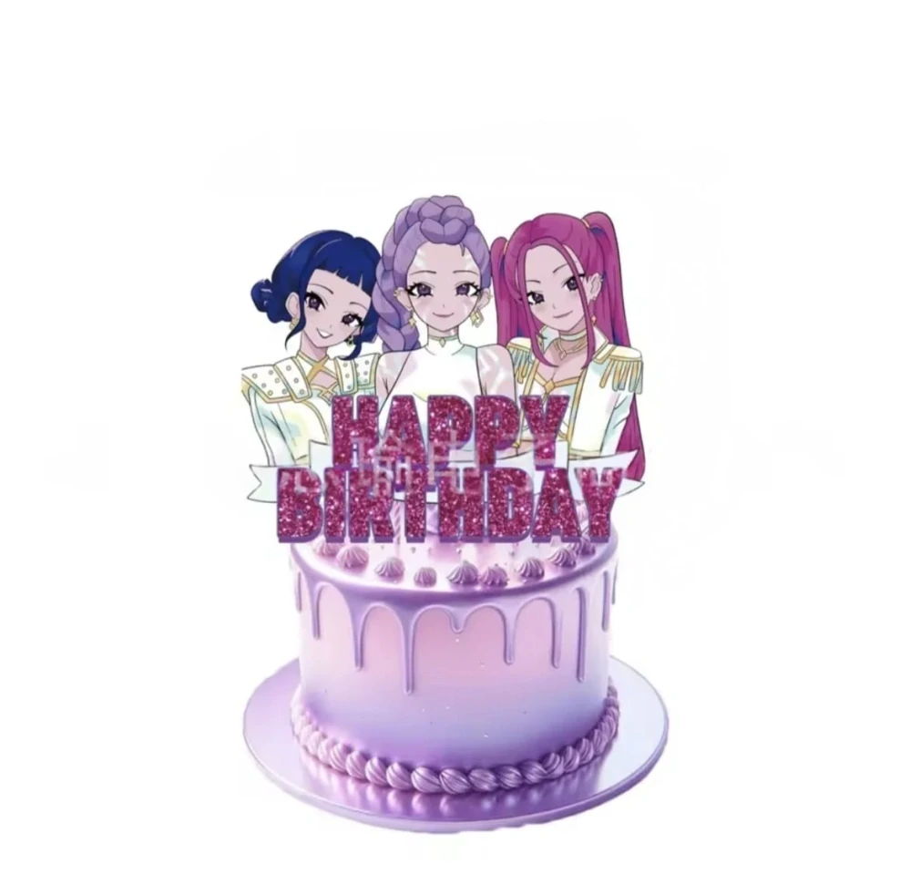 Dekorace na dort - TOPPER KPOP - 1 ks