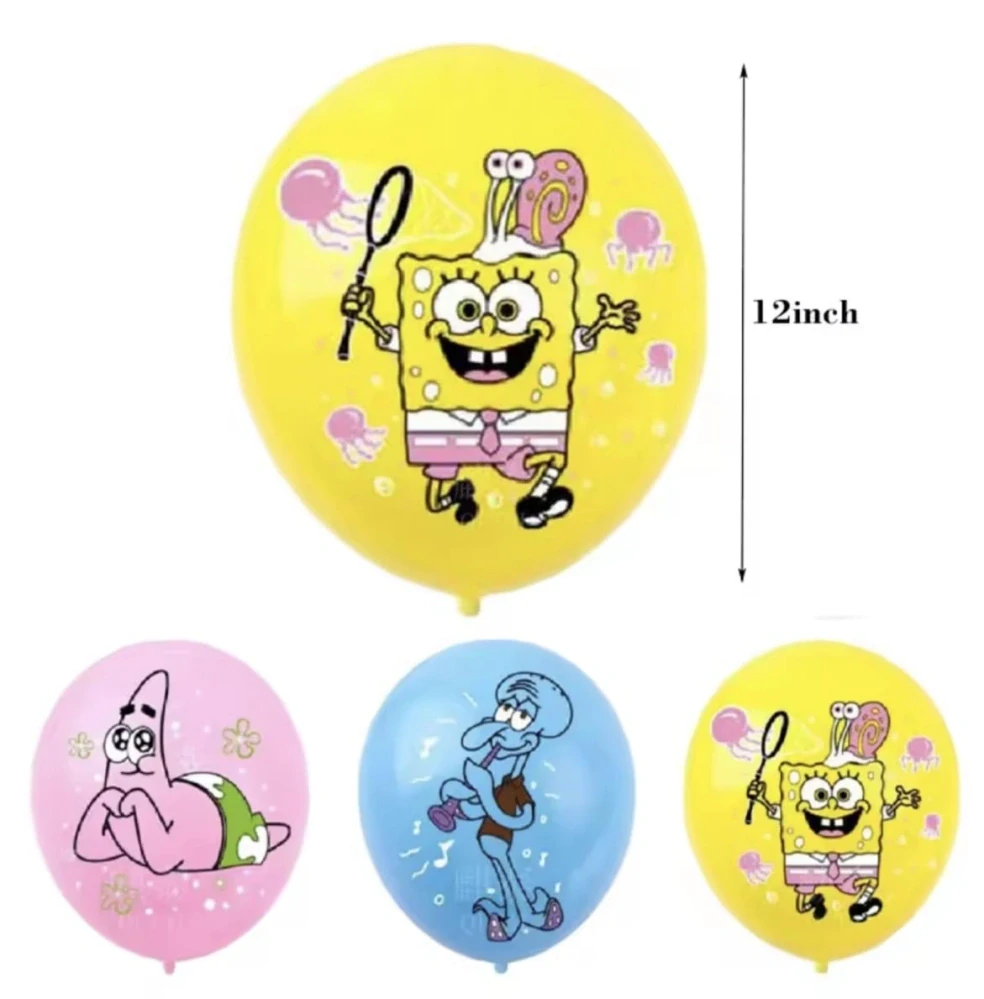 Set latexových balónků SPONGE BOB a KAMARÁDI - 10 ks