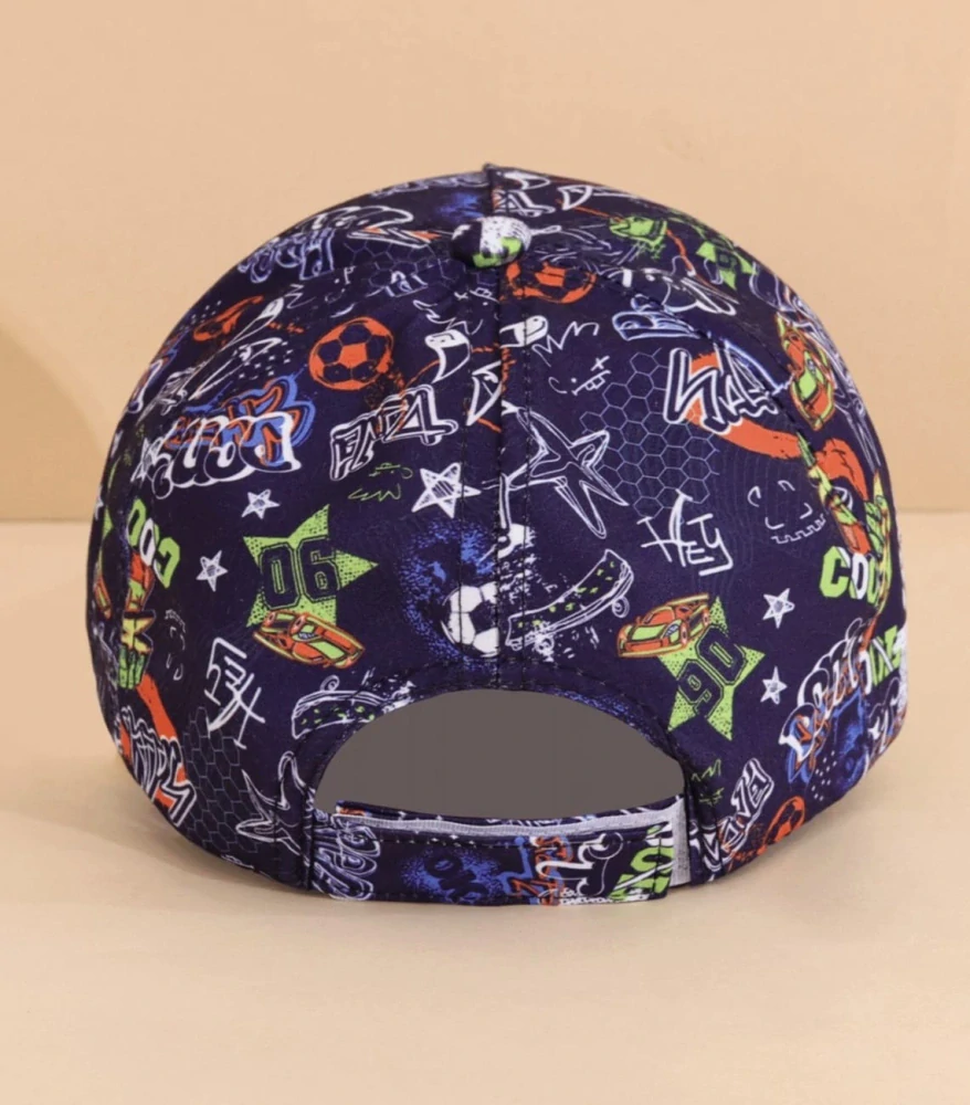 Dětská kšiltovka - FOTBAL - MODRÁ (2-6 let)