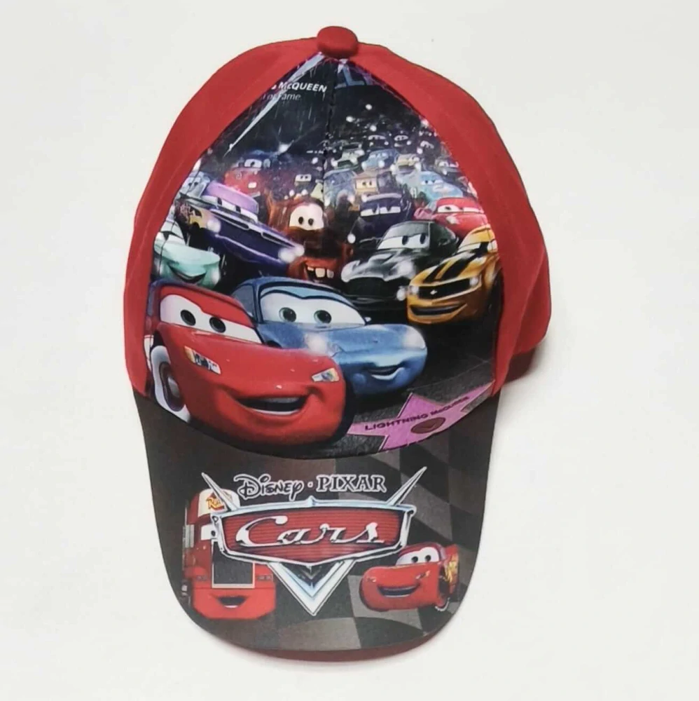 Dětská kšiltovka – Cars: Blesk McQueen a přátelé - ČERVENÁ (3-7 let)