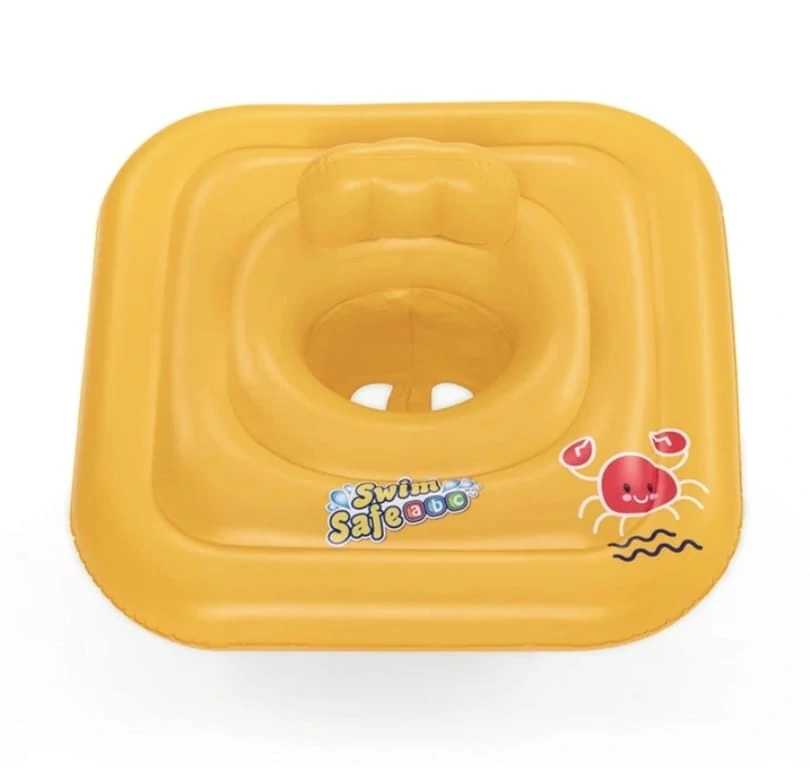 Dětský plavecký kruh Bestway Swim Safe ABC - ŽLUTÝ (12–24 m)