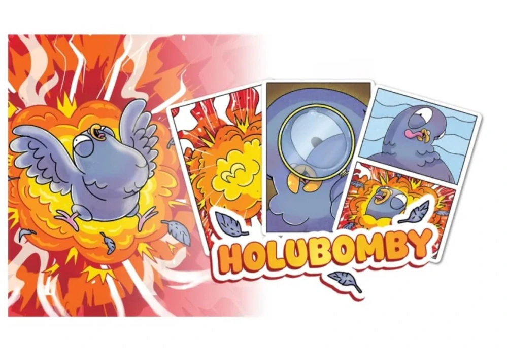 Desková hra - HOLUBOMBY - (Pigeon Explosion CZ)
