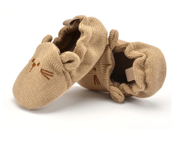 Capáčky - MYŠKA - SVĚTLE HNĚDÉ (0-6m)