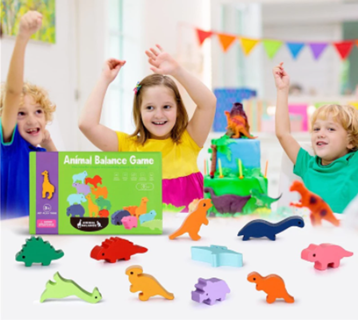 Balanční věž MONTESSORI - DINOSAUŘI