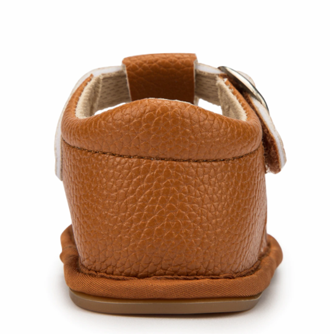 Barefoot sandálky - HNĚDÉ 1 (12-18 m)