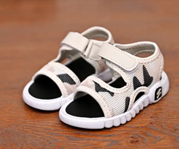 Maskáčové sandálky - BÉŽOVÉ (2-3 roky)