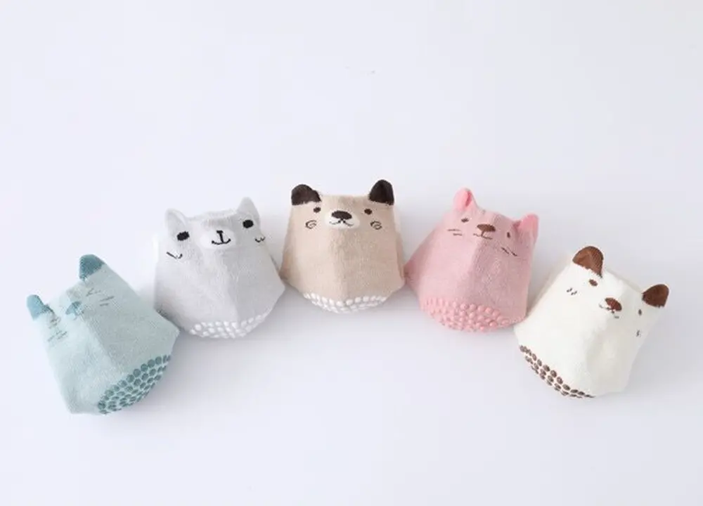 Protiskluzové návleky na kolena - ZVÍŘÁTKO - ŠEDÉ 2