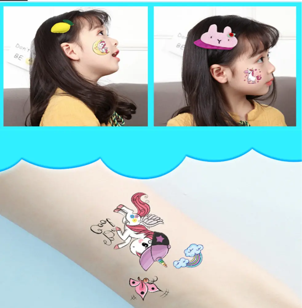 Dětské dočasné tetování - PONÍCI 1